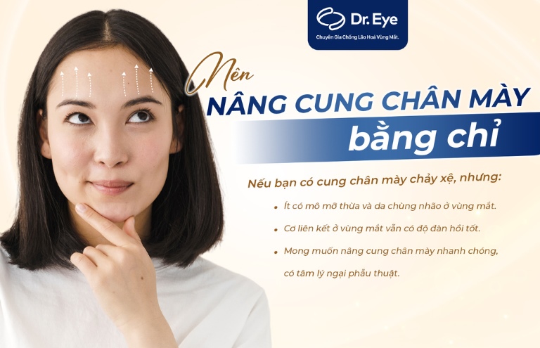 nâng cung mày không phẫu thuật