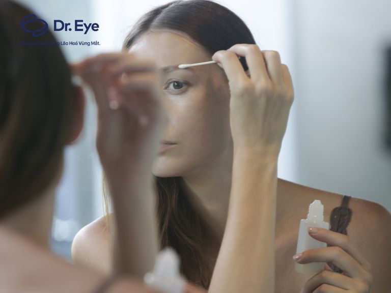 chăm sóc điêu khắc lông mày bị đứt sợi