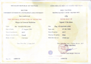 Bằng cấp, chứng chỉ 2